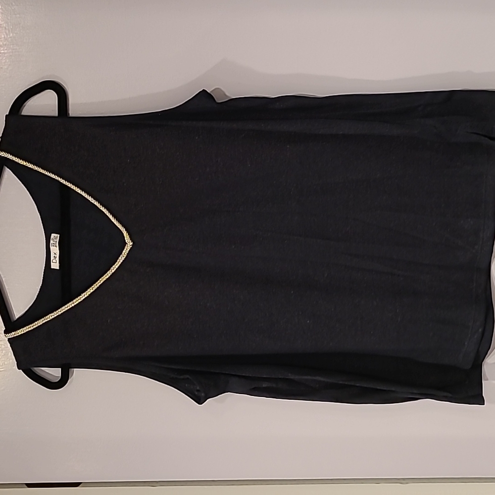 Dia And Co Dex Tank With Gold Thred